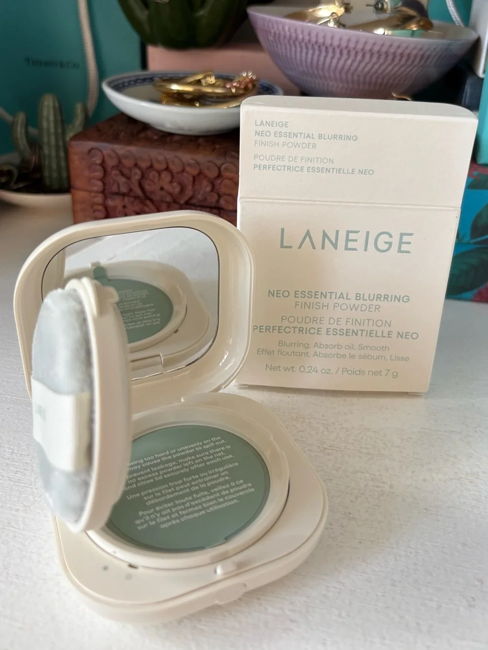 Laneige Neo Blurring Powder, Hyaluronic Acia, Semi-Matte, Skincare Powder